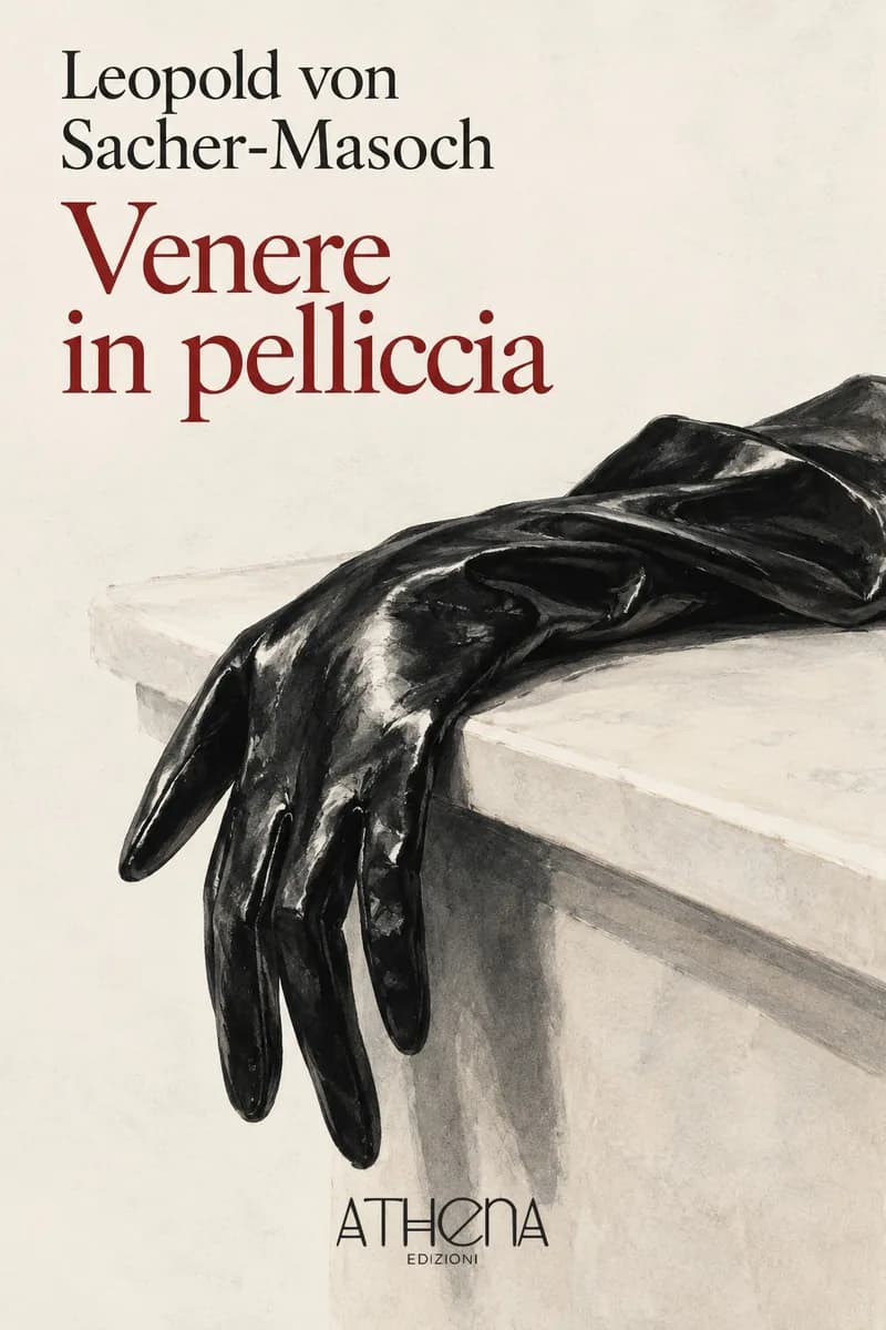 Venere in pelliccia di Leopold von Sacher-Masoch – copertina Edizioni Athena