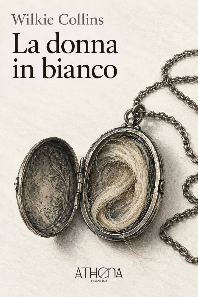 La donna in bianco di Wilkie Collins – copertina Edizioni Athena