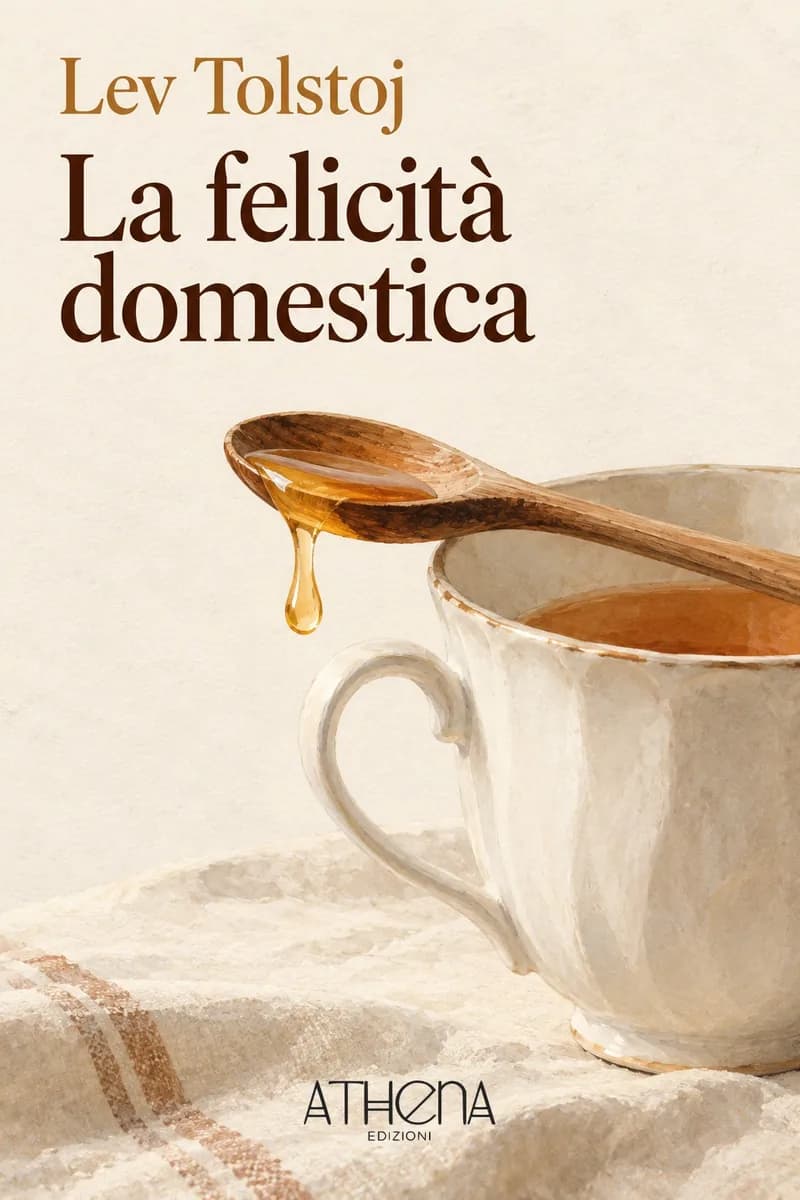 La felicità domestica di Lev Tolstoj – copertina Edizioni Athena