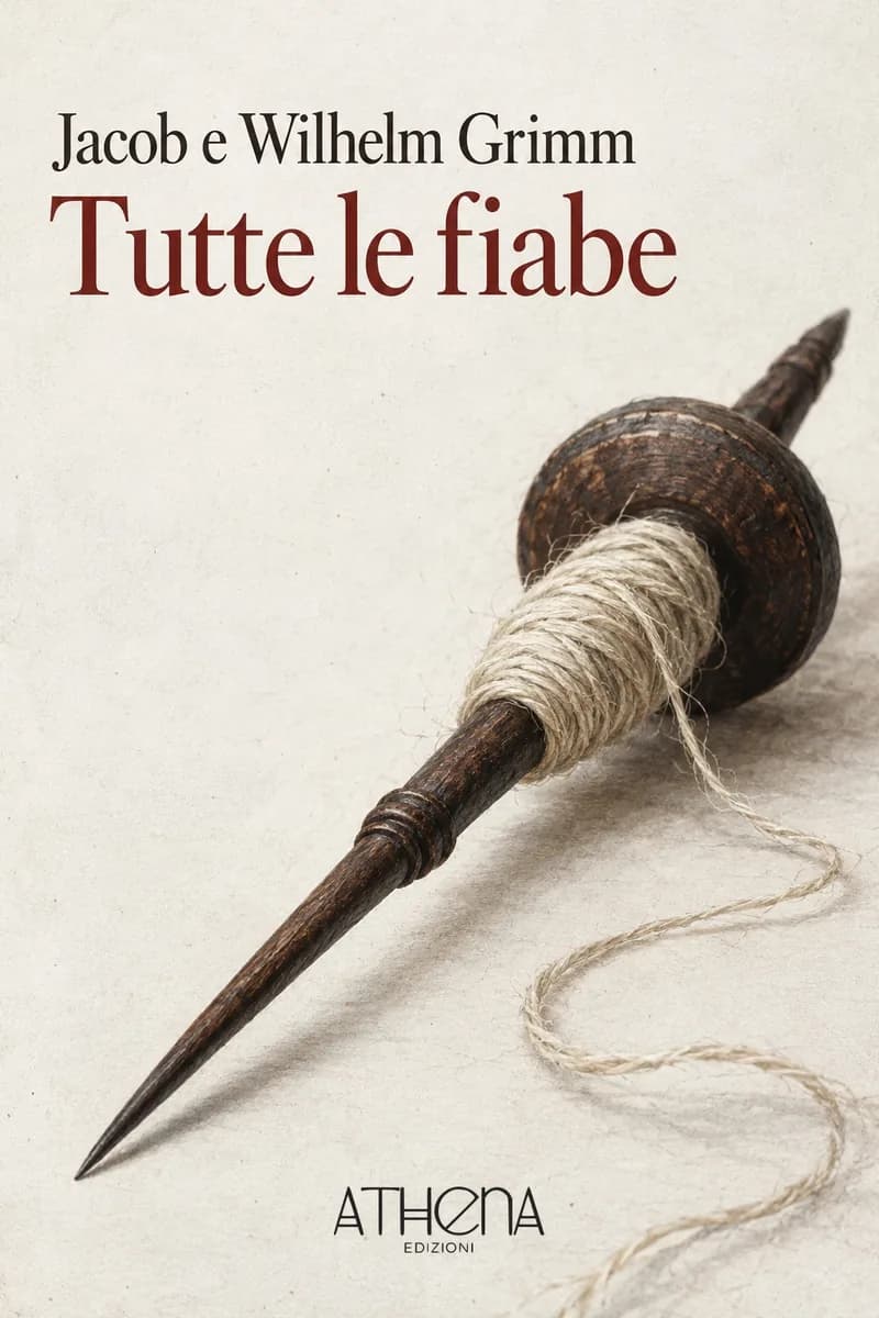 Tutte le fiabe di Jacob e Wilhelm Grimm – copertina Edizioni Athena