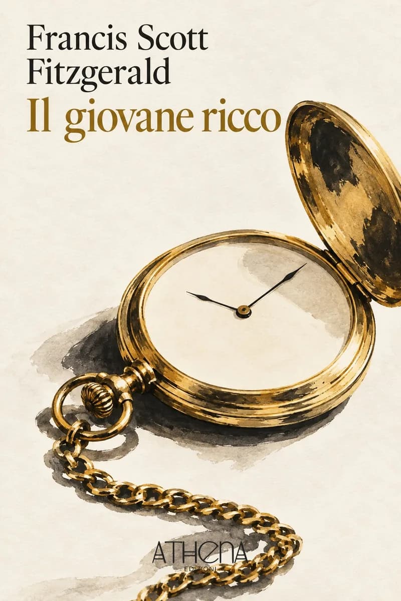 Il giovane ricco di Francis Scott Fitzgerald – copertina Edizioni Athena