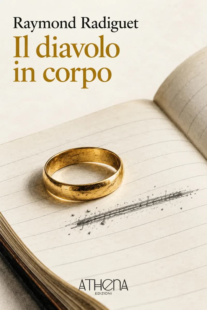 Il diavolo in corpo di Raymond Radiguet – copertina Edizioni Athena