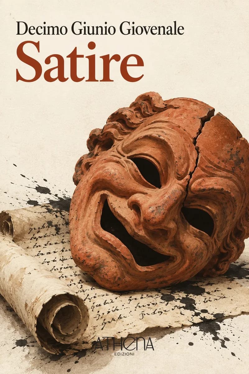 Satire di Decimo Giunio Giovenale – copertina Edizioni Athena