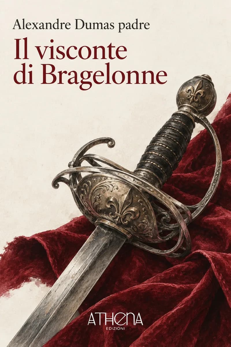 Il visconte di Bragelonne di Alexandre Dumas padre – copertina Edizioni Athena