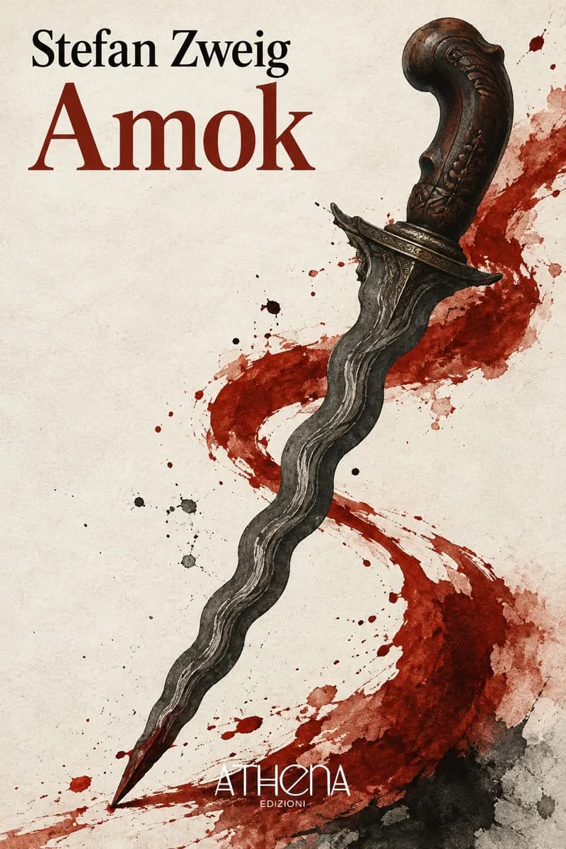 Amok di Stefan Zweig – copertina Edizioni Athena