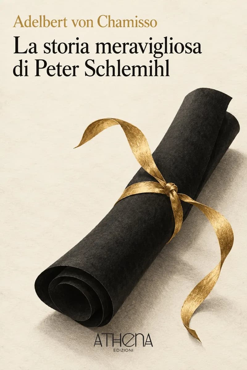 La storia meravigliosa di Peter Schlemihl di Adelbert von Chamisso – copertina Edizioni Athena