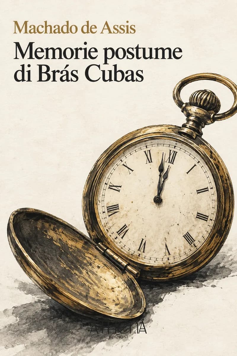 Memorie postume di Brás Cubas di Machado de Assis – copertina Edizioni Athena