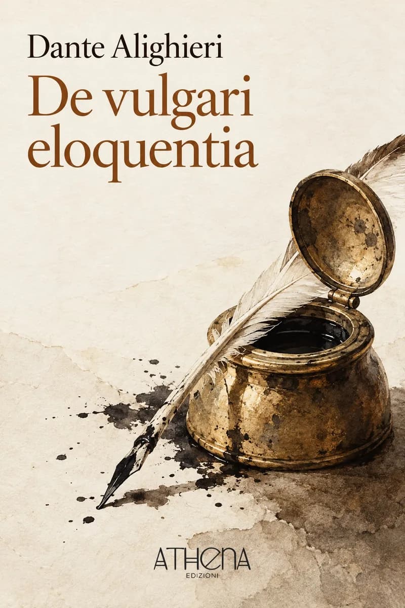 De vulgari eloquentia di Dante Alighieri – copertina Edizioni Athena
