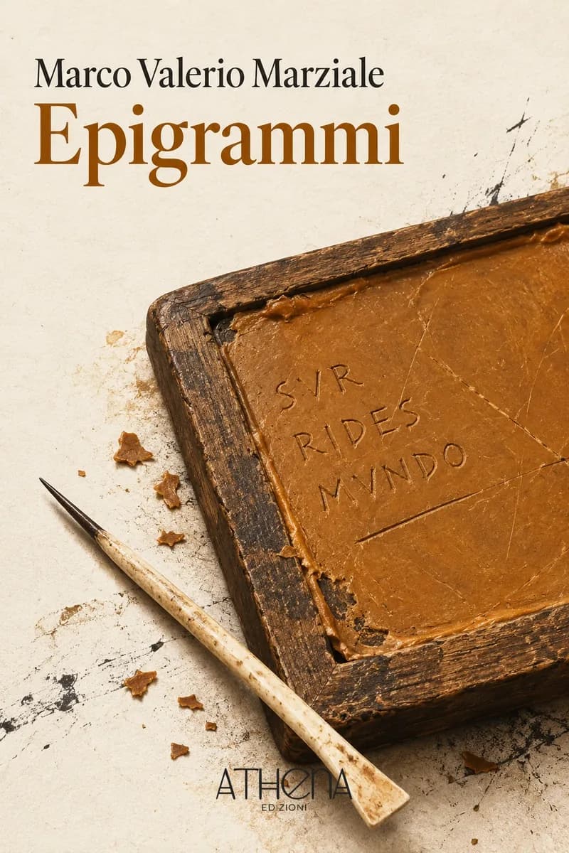 Epigrammi di Marco Valerio Marziale – copertina Edizioni Athena