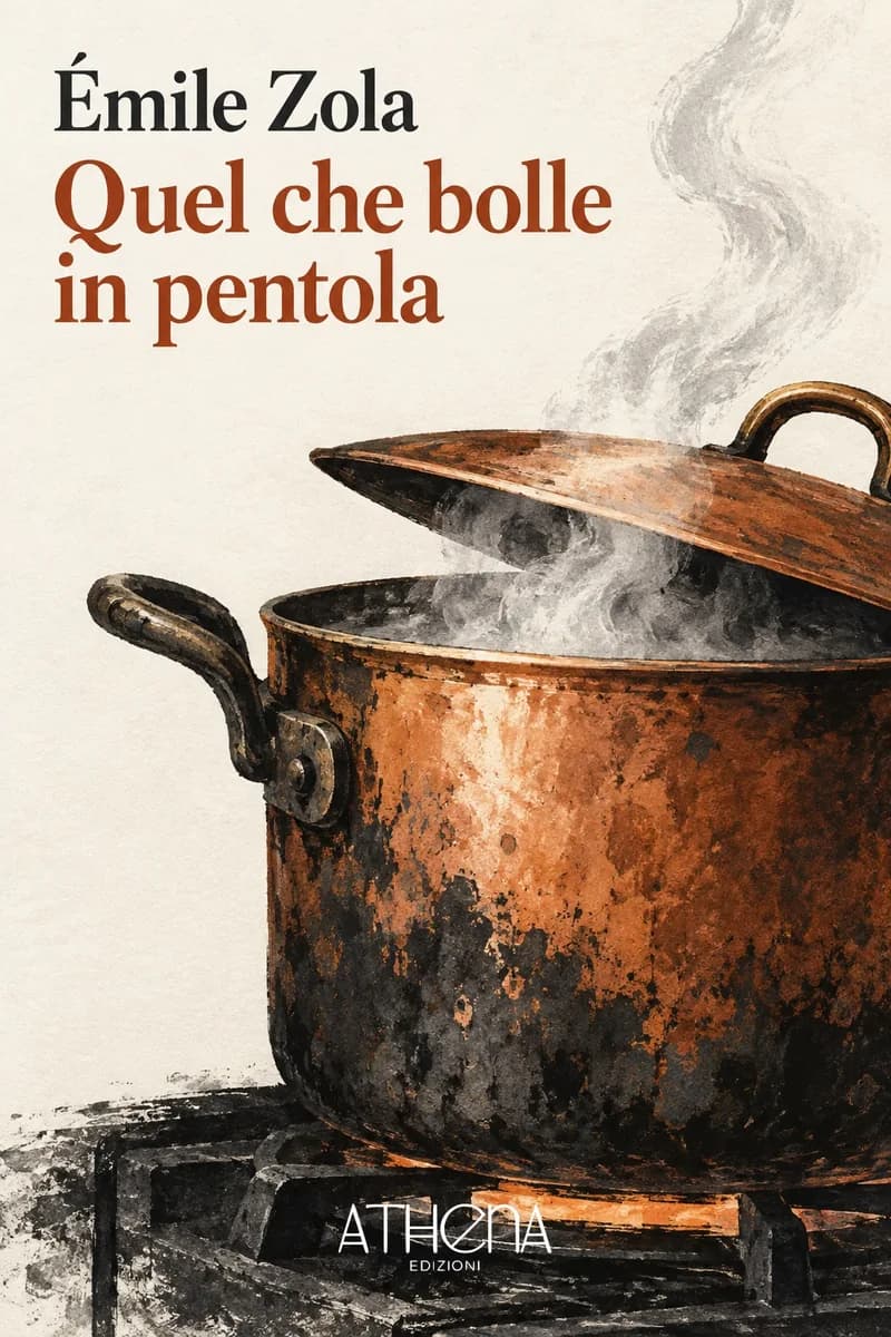 Quel che bolle in pentola di Émile Zola – copertina Edizioni Athena