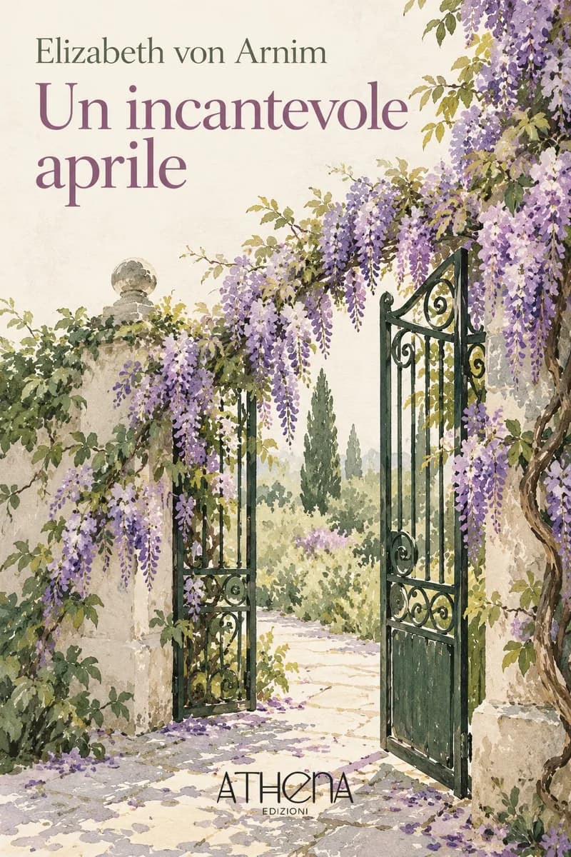 Un incantevole aprile di Elizabeth von Arnim – copertina Edizioni Athena