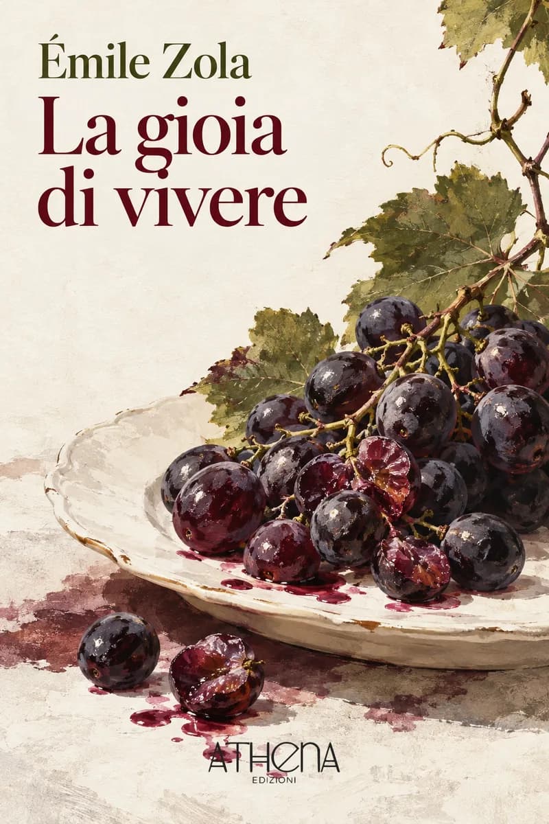La gioia di vivere di Émile Zola – copertina Edizioni Athena