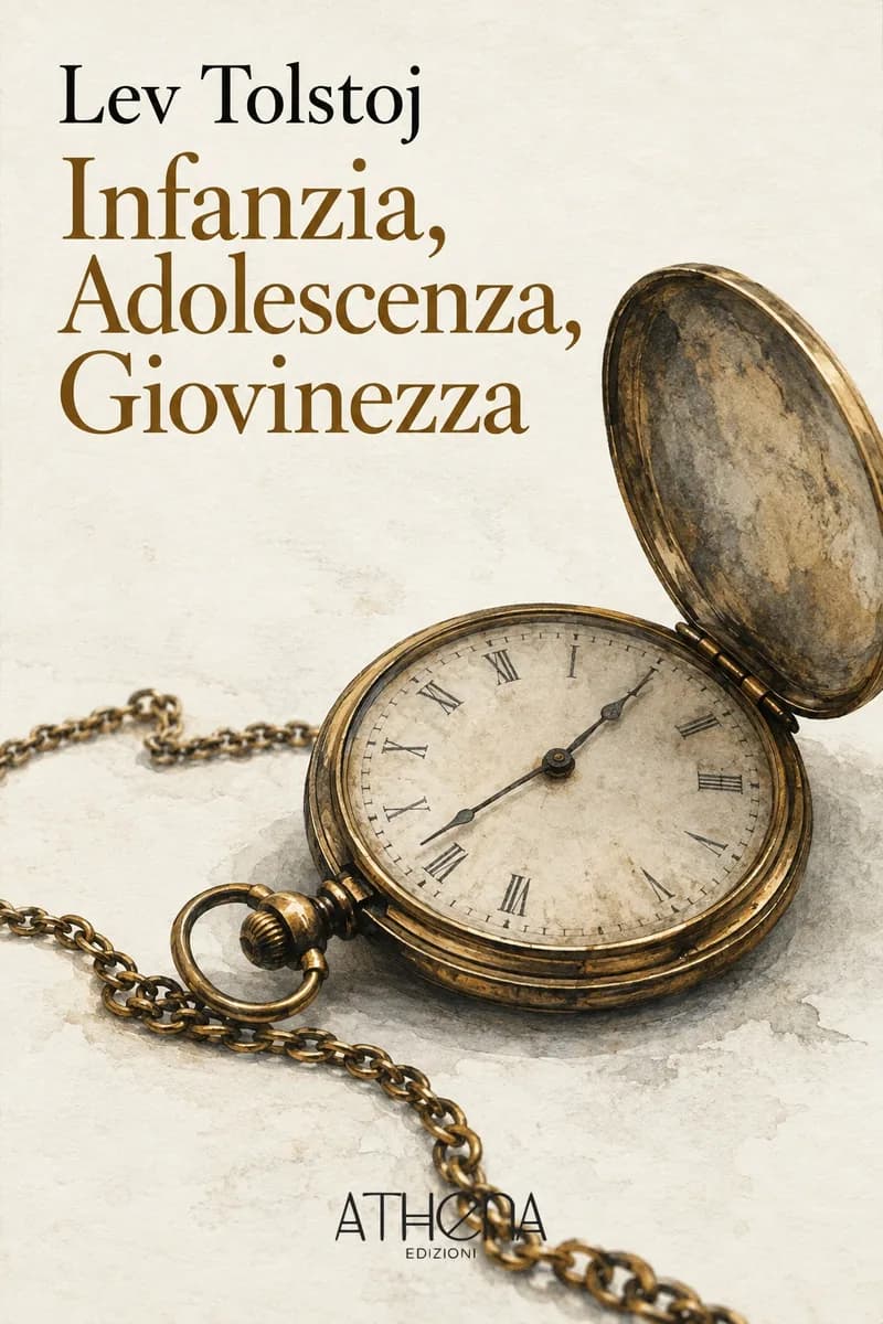 Infanzia, Adolescenza, Giovinezza di Lev Tolstoj – copertina Edizioni Athena