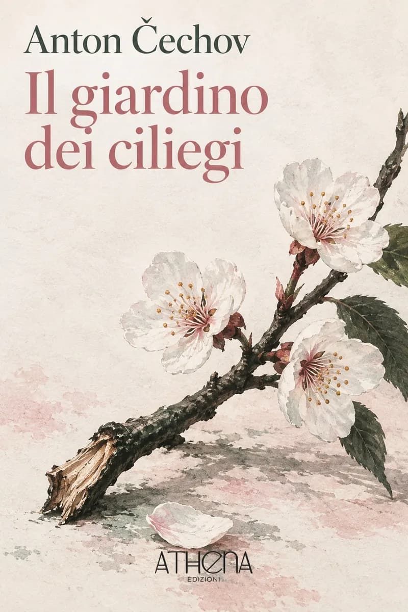 Il giardino dei ciliegi di Anton Čechov – copertina Edizioni Athena