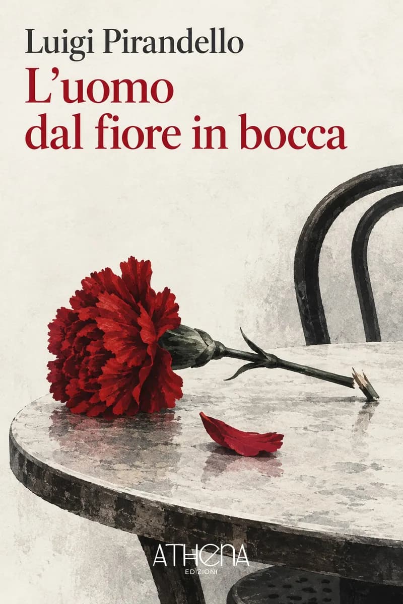 L'uomo dal fiore in bocca di Luigi Pirandello – copertina Edizioni Athena