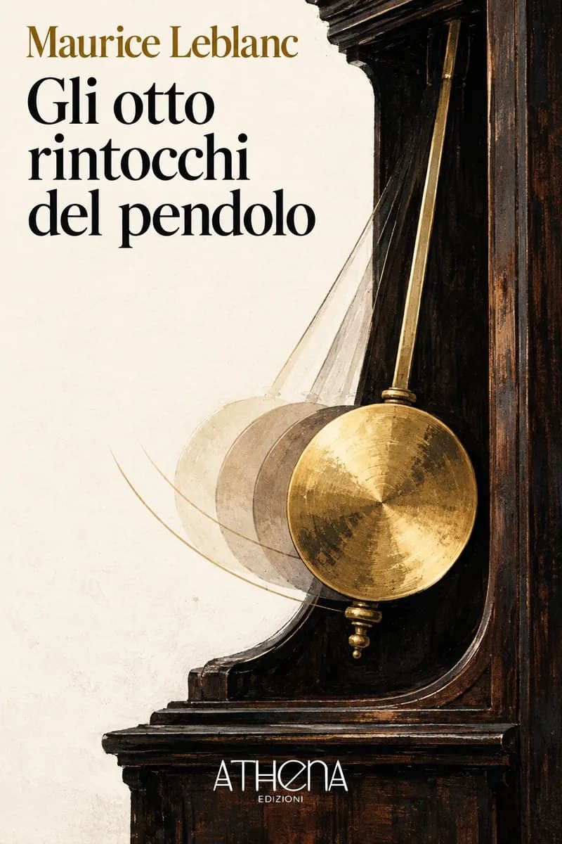 Gli otto rintocchi del pendolo di Maurice Leblanc – copertina Edizioni Athena