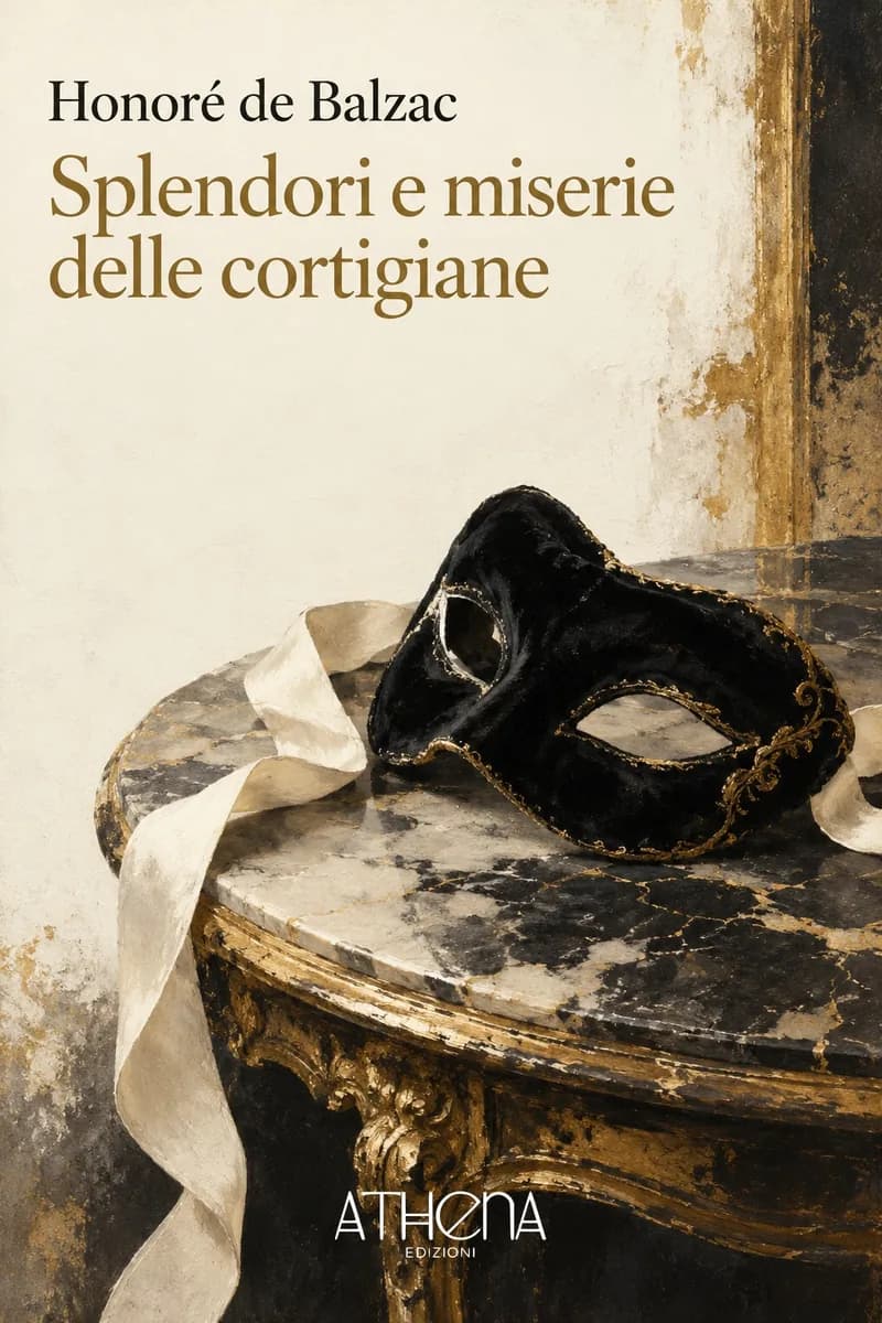 Splendori e miserie delle cortigiane di Honoré de Balzac – copertina Edizioni Athena
