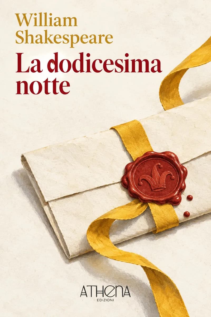 La dodicesima notte di William Shakespeare – copertina Edizioni Athena