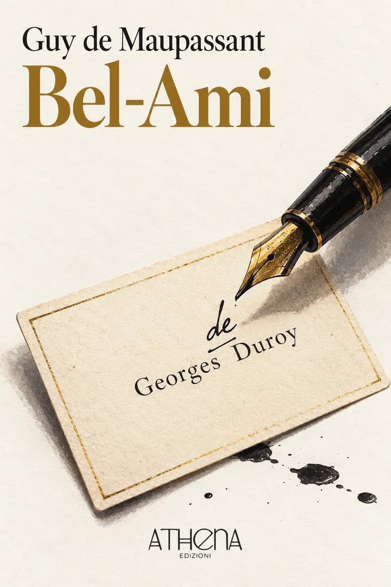 Bel-Ami di Guy de Maupassant – copertina Edizioni Athena