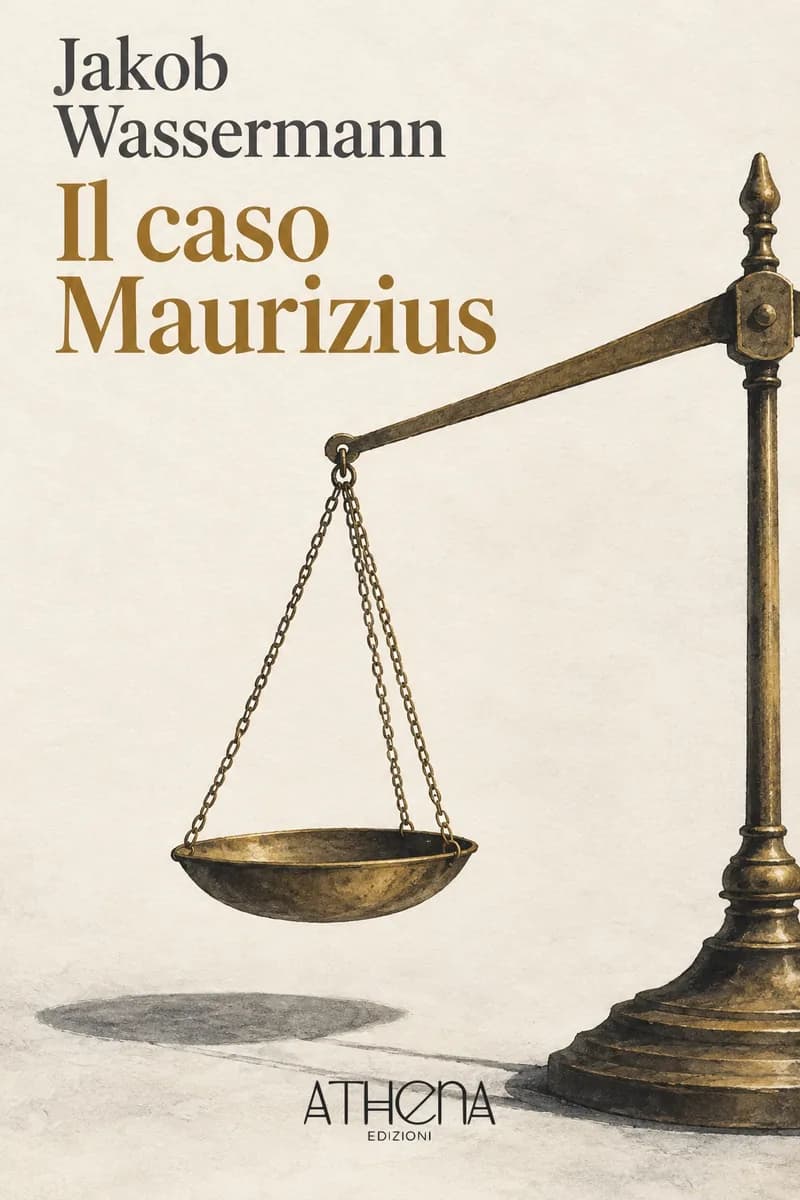 Il caso Maurizius di Jakob Wassermann – copertina Edizioni Athena
