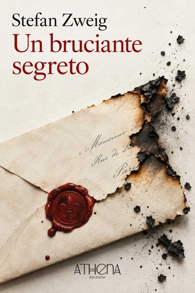 Un bruciante segreto di Stefan Zweig – copertina Edizioni Athena
