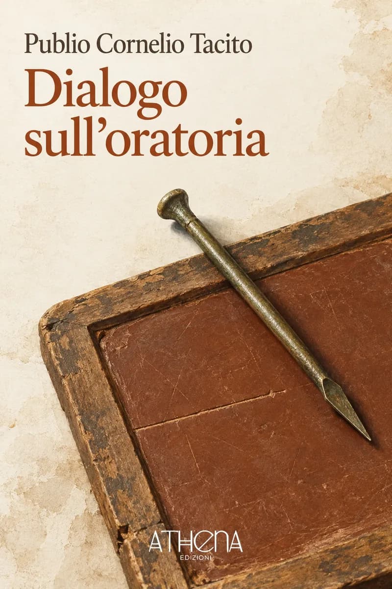 Dialogo sull'oratoria di Publio Cornelio Tacito – copertina Edizioni Athena