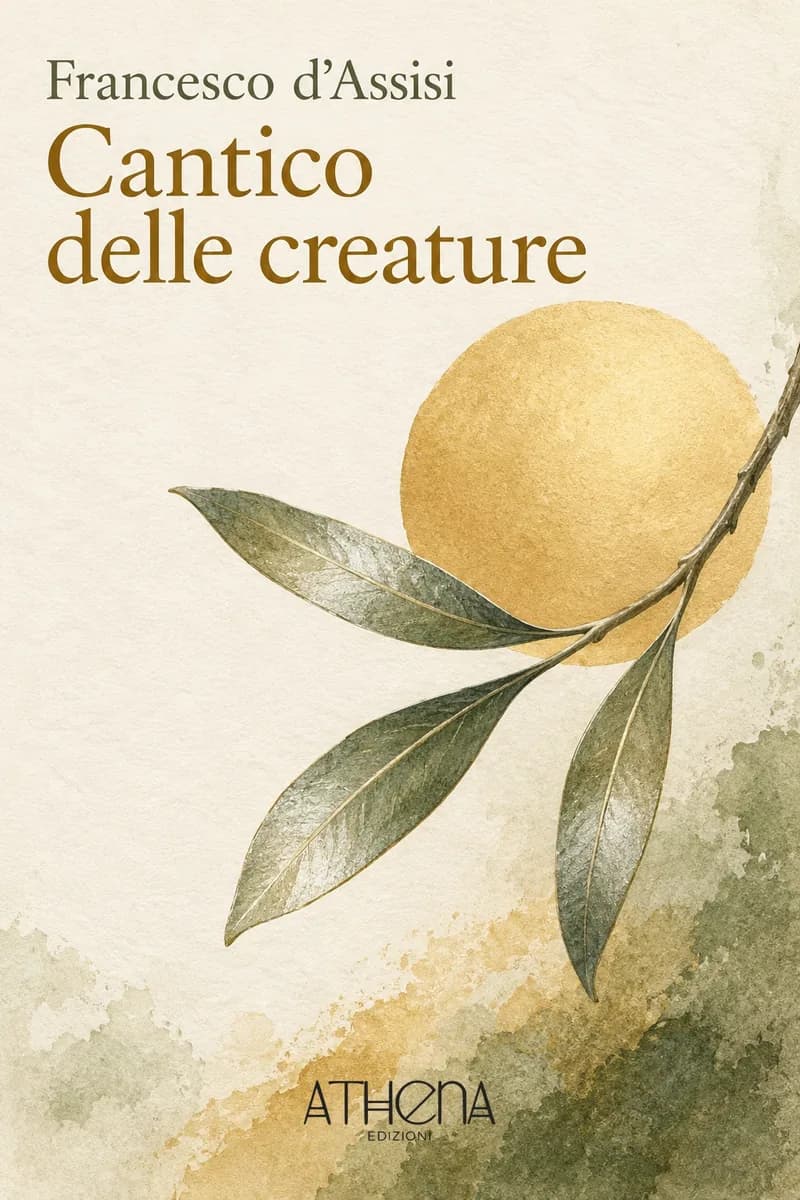 Cantico delle creature di Francesco d'Assisi – copertina Edizioni Athena