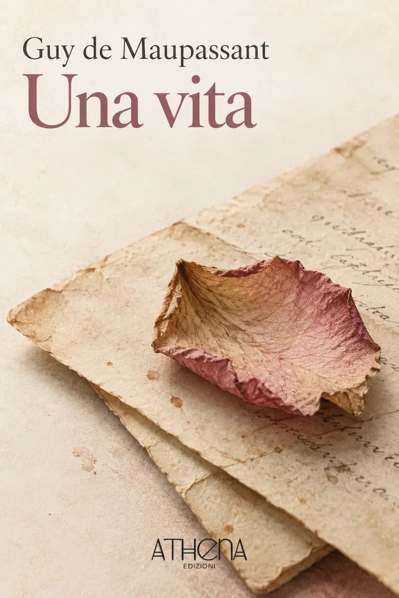Una vita di Guy de Maupassant – copertina Edizioni Athena