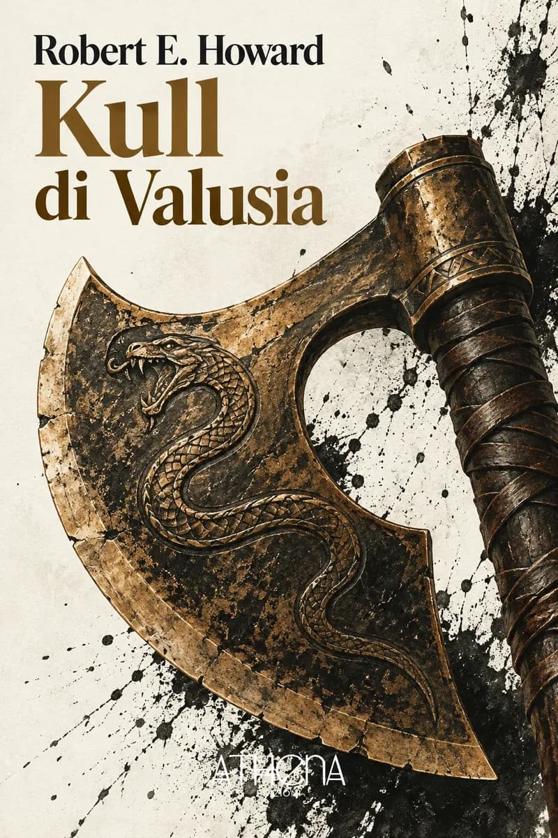 Kull di Valusia di Robert E. Howard – copertina Edizioni Athena