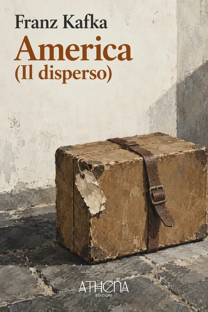 America (Il disperso) di Franz Kafka – copertina Edizioni Athena