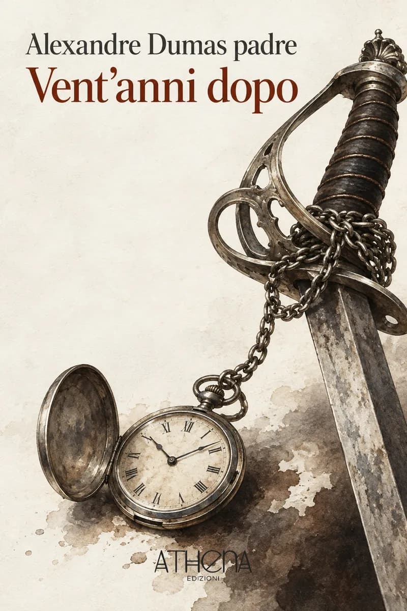Vent'anni dopo di Alexandre Dumas padre – copertina Edizioni Athena
