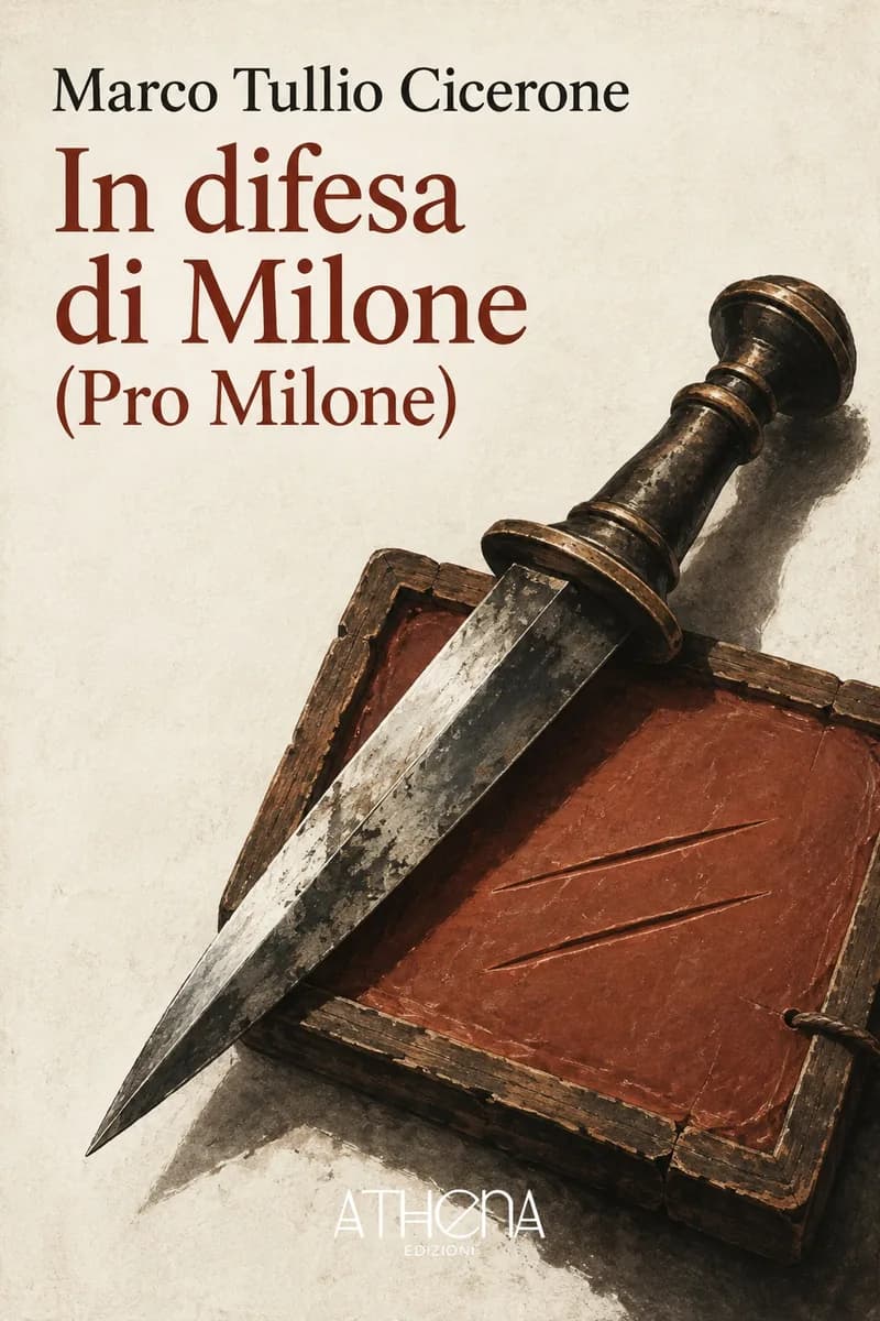 In difesa di Milone (Pro Milone) di Marco Tullio Cicerone – copertina Edizioni Athena