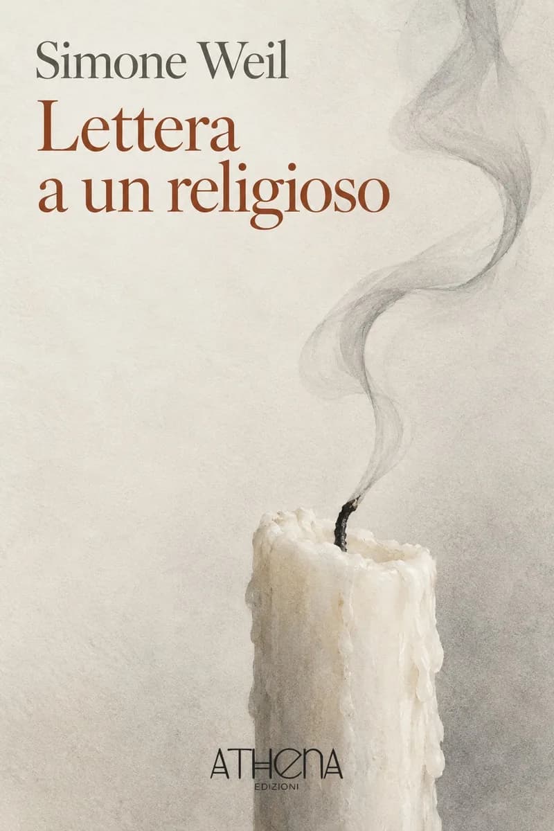 Lettera a un religioso di Simone Weil – copertina Edizioni Athena