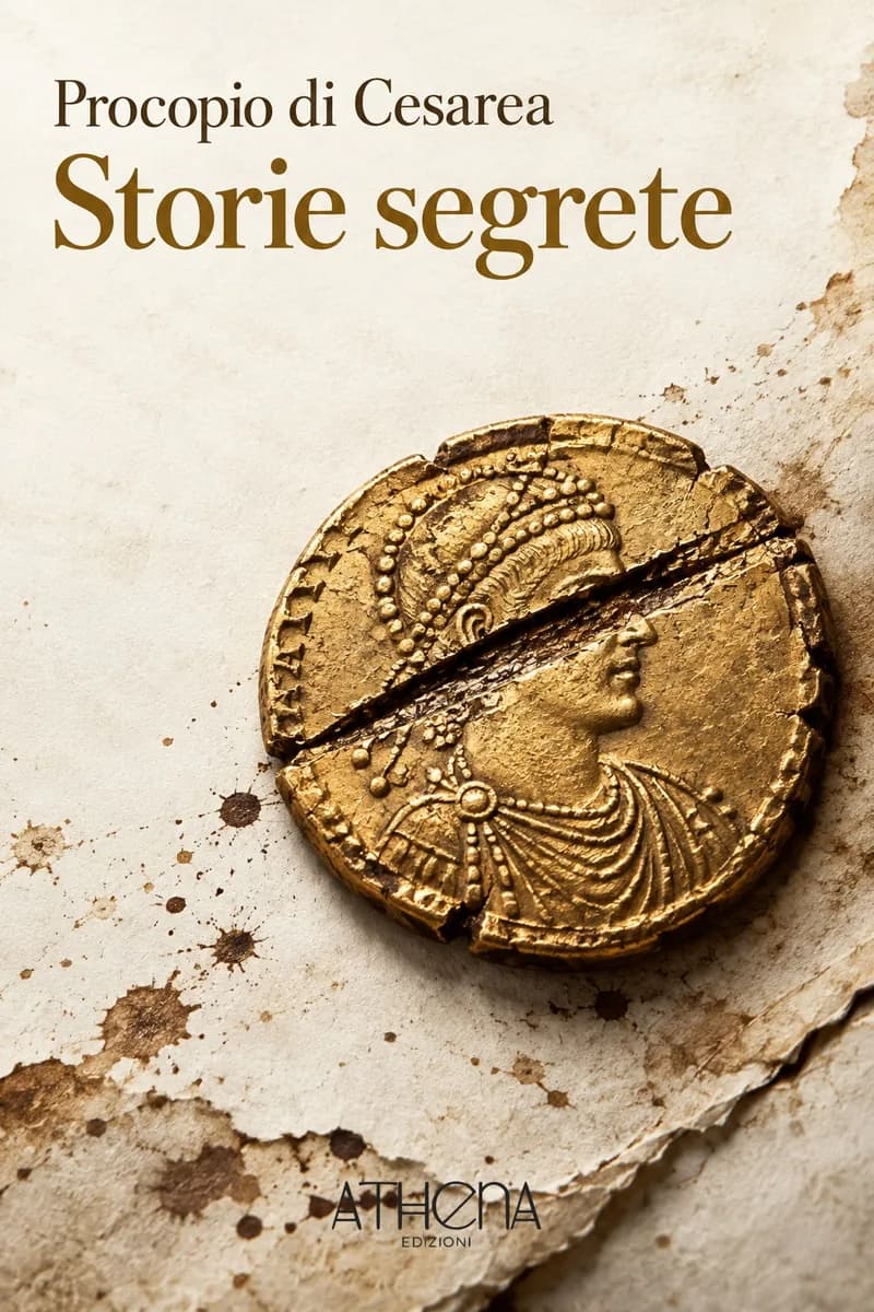Storie segrete di Procopio di Cesarea – copertina Edizioni Athena