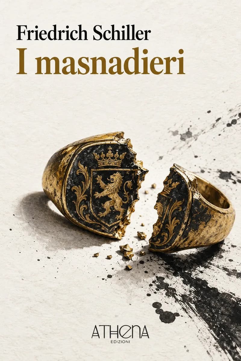 I masnadieri di Friedrich Schiller – copertina Edizioni Athena