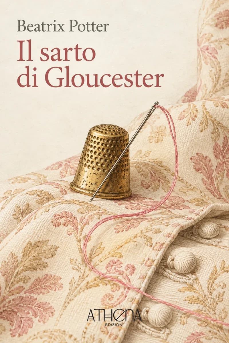 Il sarto di Gloucester di Beatrix Potter – copertina Edizioni Athena