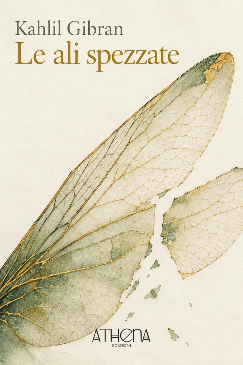 Le ali spezzate di Kahlil Gibran – copertina Edizioni Athena