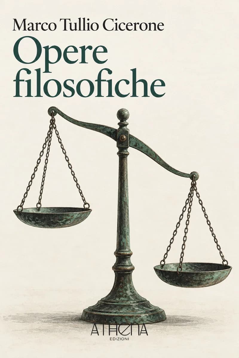 Opere filosofiche di Marco Tullio Cicerone – copertina Edizioni Athena
