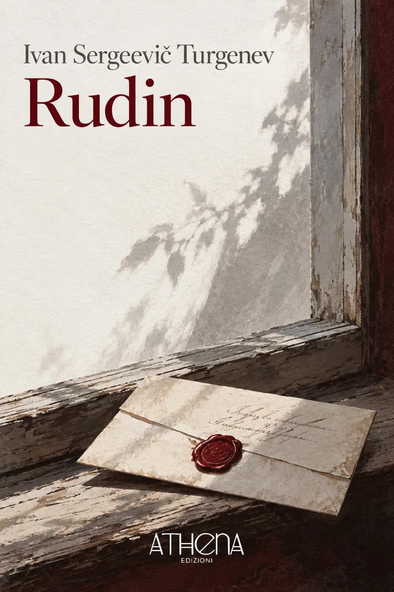 Rudin di Ivan Sergeevič Turgenev – copertina Edizioni Athena