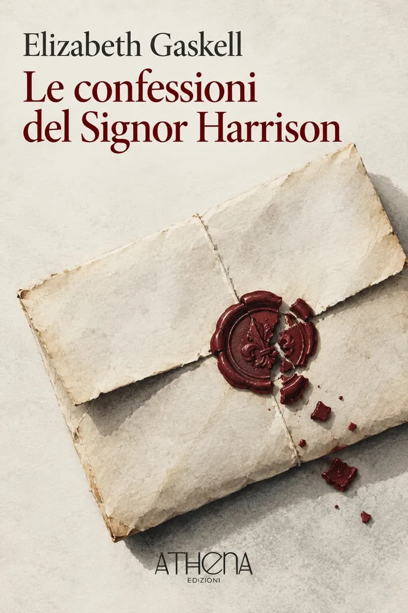 Le confessioni del Signor Harrison di Elizabeth Gaskell – copertina Edizioni Athena