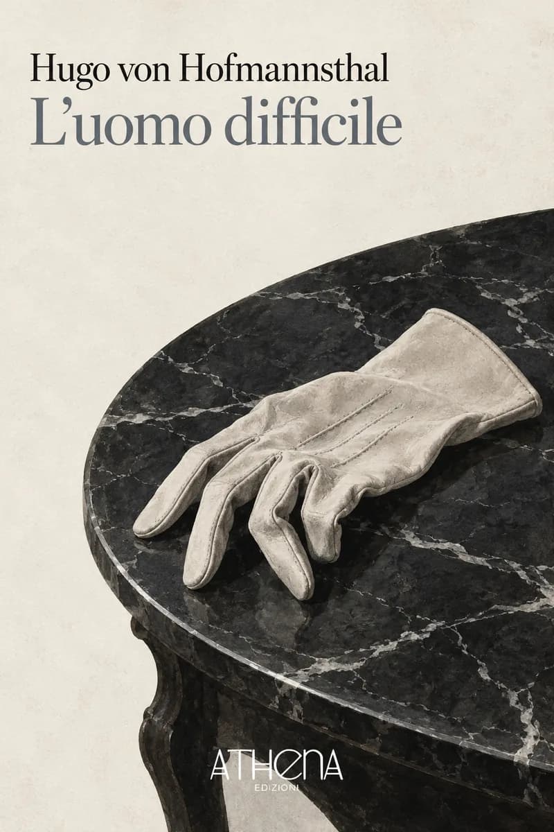 L'uomo difficile di Hugo von Hofmannsthal – copertina Edizioni Athena