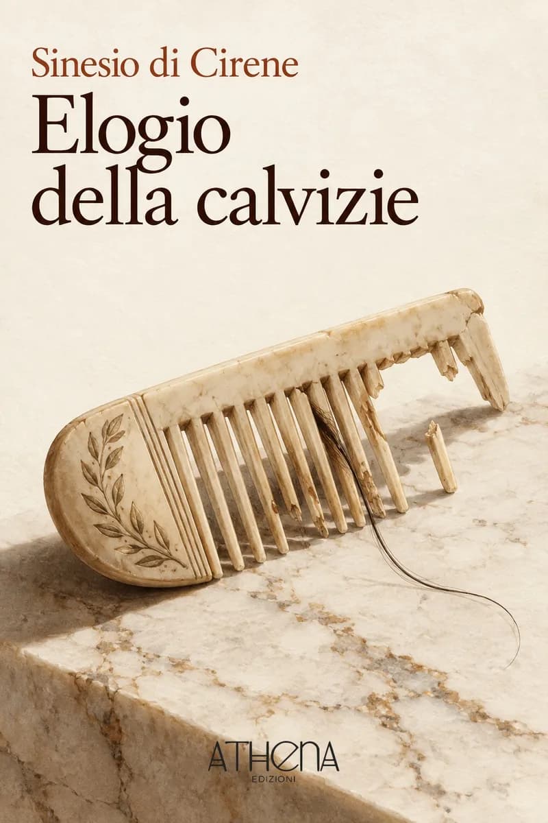Elogio della calvizie di Sinesio di Cirene – copertina Edizioni Athena