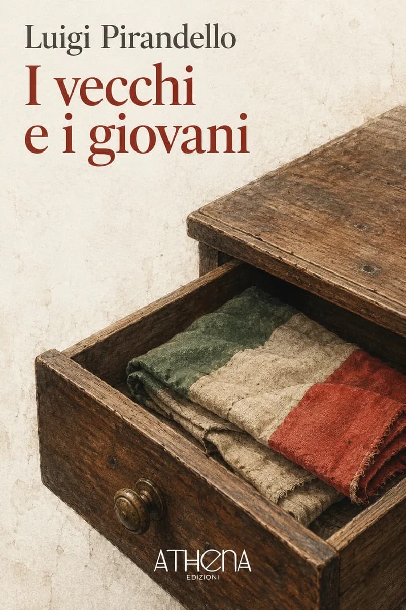 I vecchi e i giovani di Luigi Pirandello – copertina Edizioni Athena
