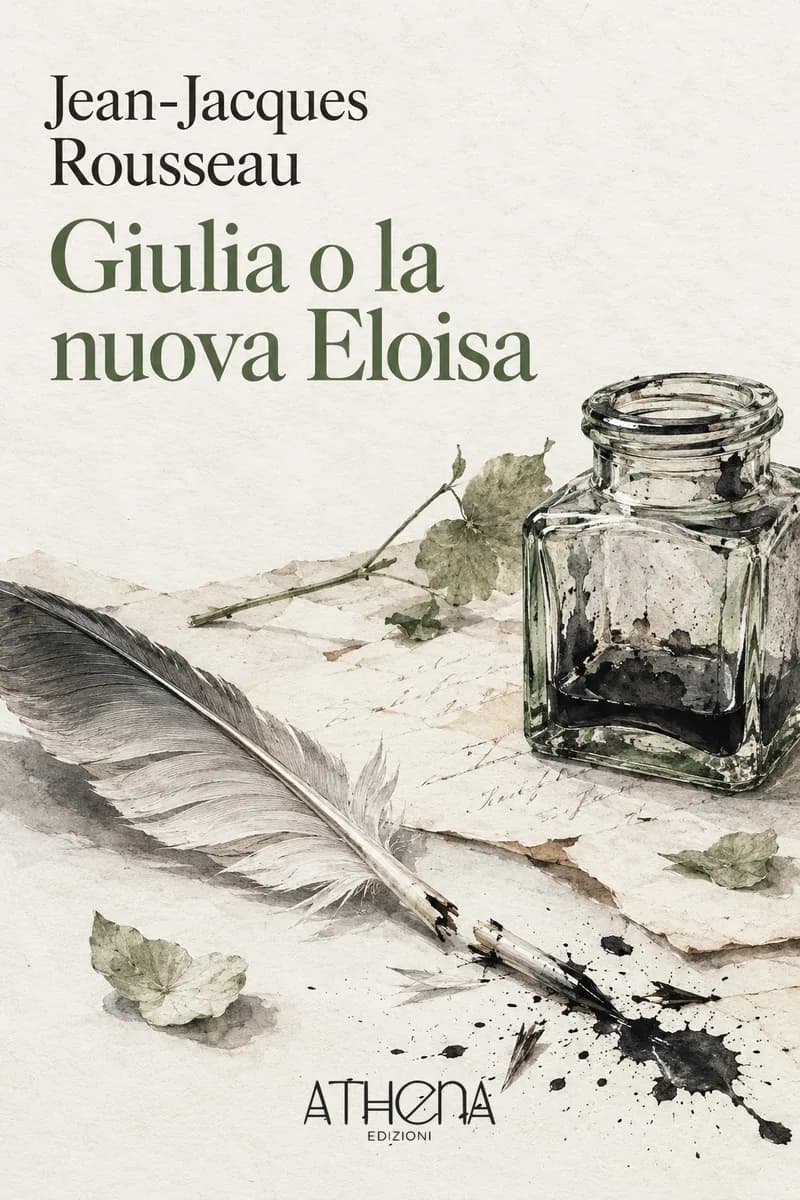 Giulia o la nuova Eloisa di Jean-Jacques Rousseau – copertina Edizioni Athena