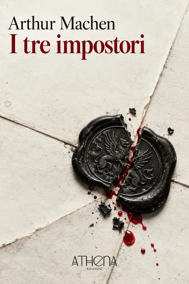I tre impostori di Arthur Machen – copertina Edizioni Athena