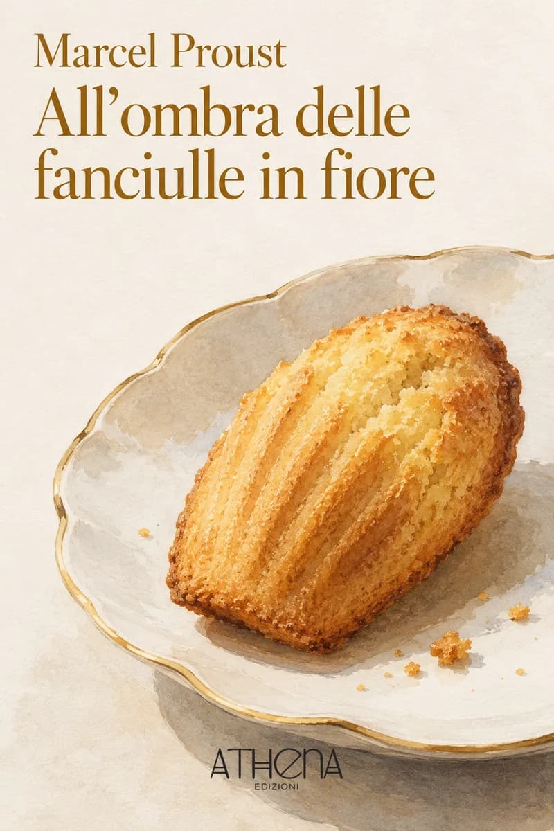 All'ombra delle fanciulle in fiore di Marcel Proust – copertina Edizioni Athena