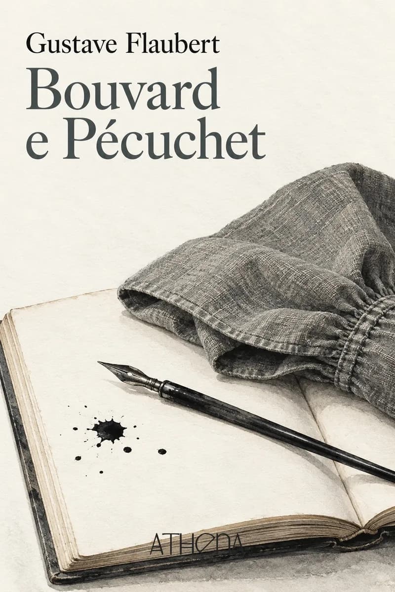 Bouvard e Pécuchet di Gustave Flaubert – copertina Edizioni Athena