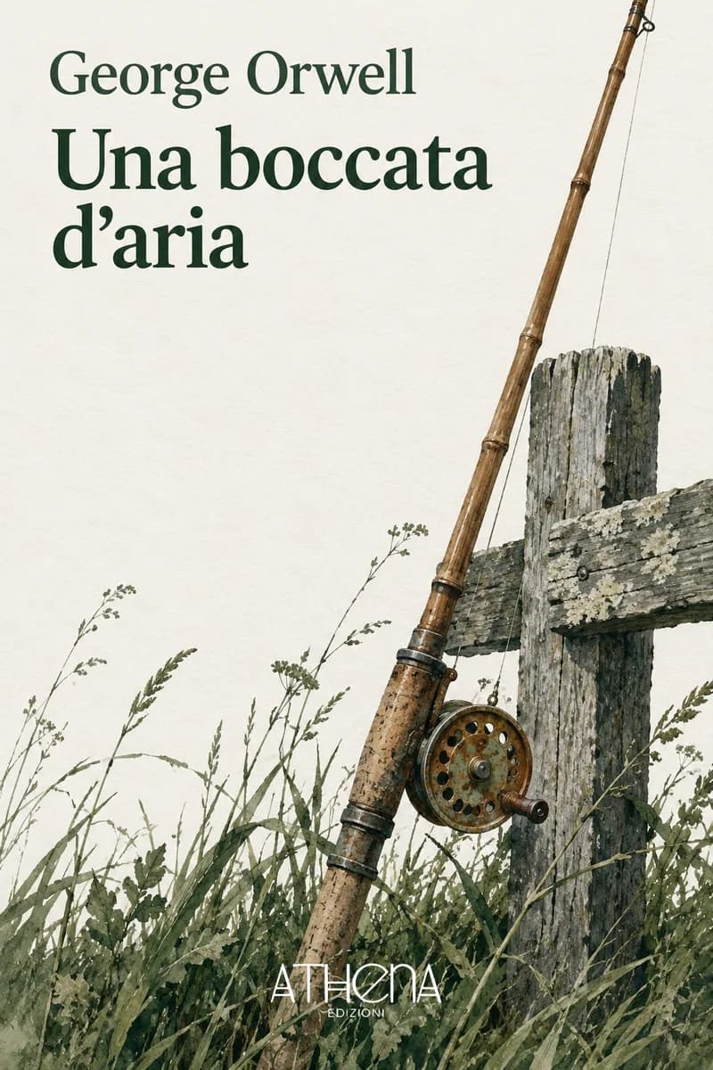 Una boccata d'aria di George Orwell – copertina Edizioni Athena