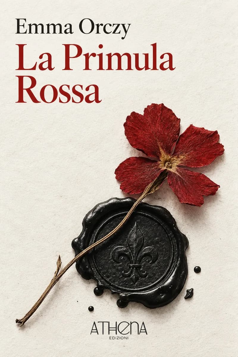La Primula Rossa di Emma Orczy – copertina Edizioni Athena