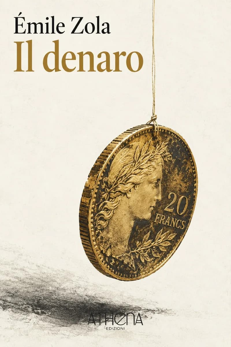 Il denaro di Émile Zola – copertina Edizioni Athena